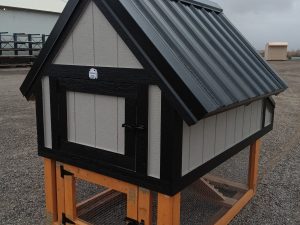 The Chicken Coop - 3102 sits on gravel, offering your flock a clean and secure space.