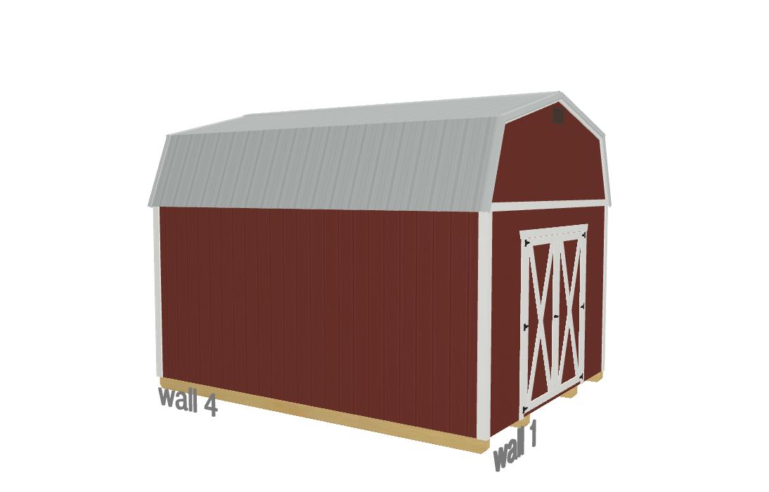 Lofted Dutch Barn - 2113