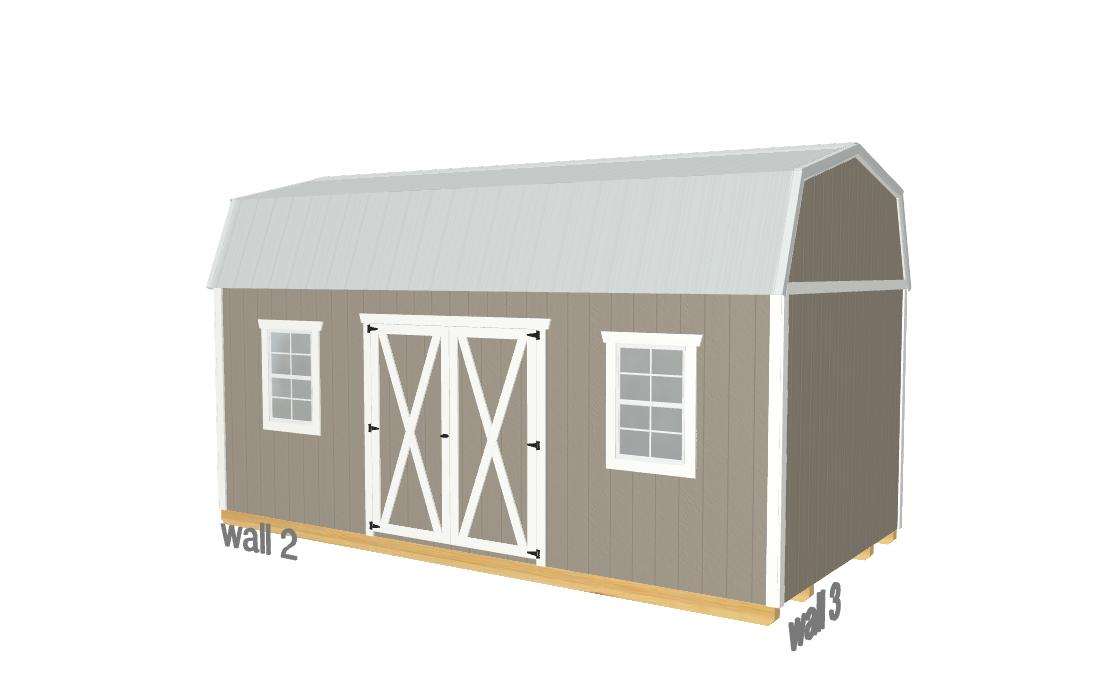 Lofted Dutch Barn - 2570