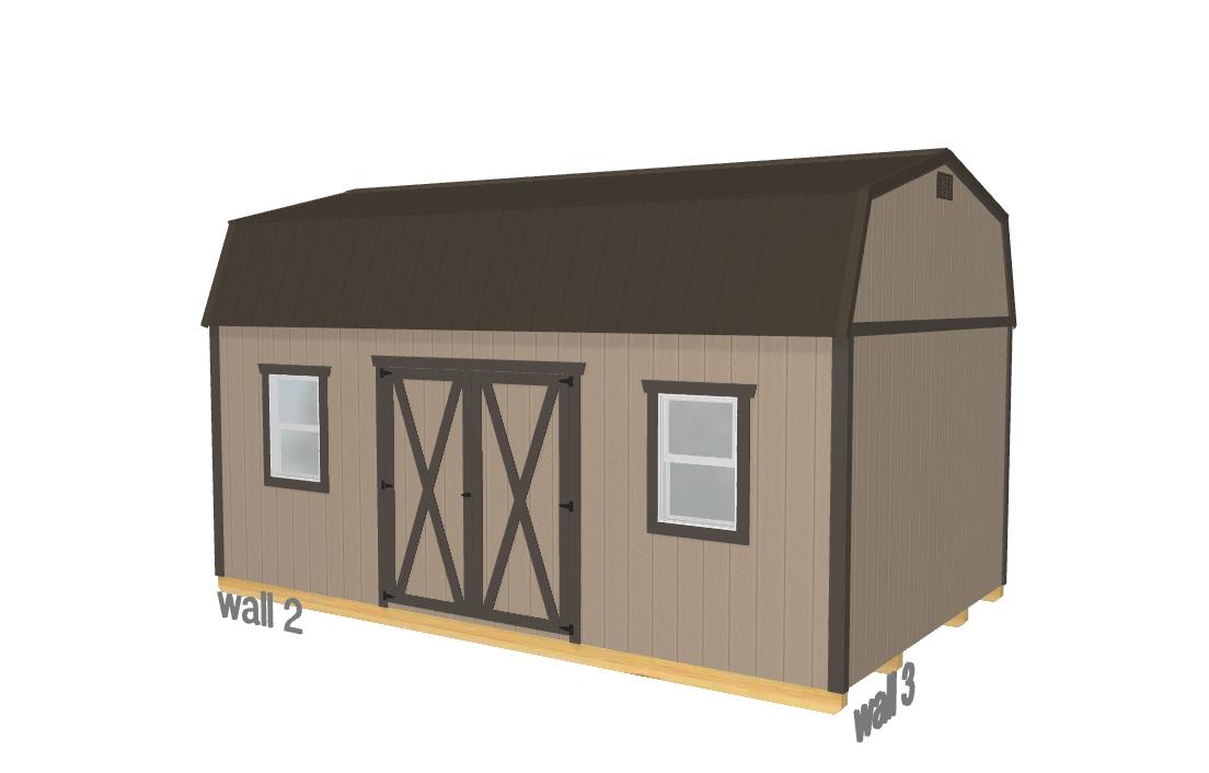 Lofted Dutch Barn - 3514