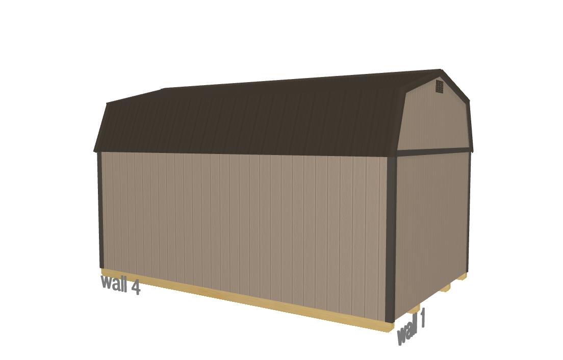 Lofted Dutch Barn - 3514